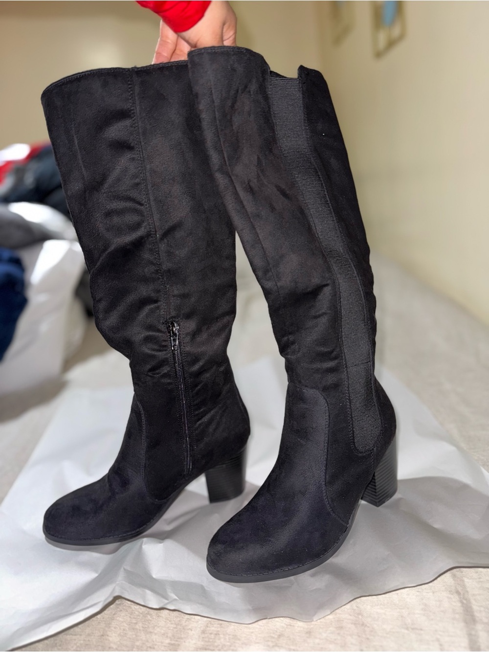 Sugar Womens Willetta  Zipper Pull On Knee-High Boots size 8 NEW - Picture 8 of 12